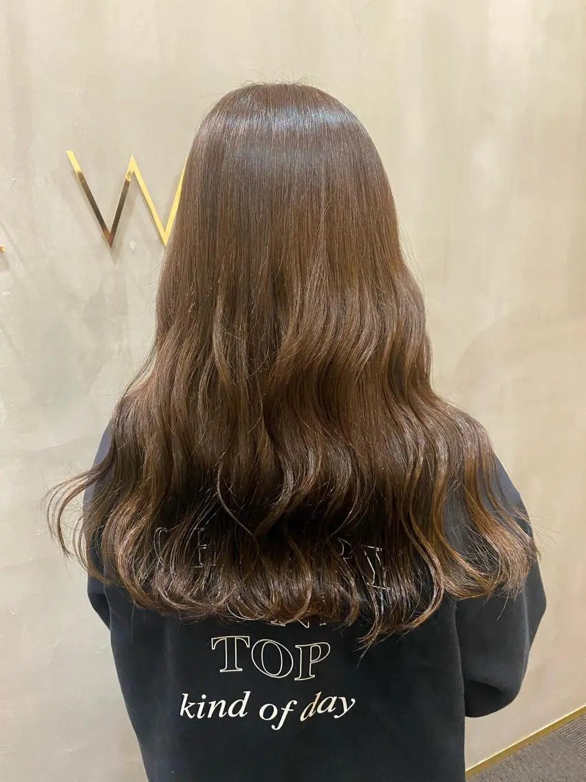 ロング カラー 韓国×髪質改善カラー 💎hinaのヘアスタイル