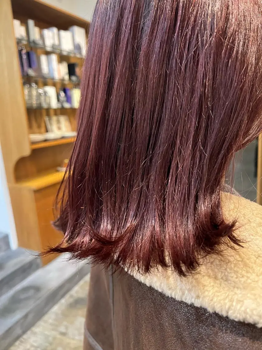ミディアム ヘアカラー 鈴木 三保のヘアスタイル
