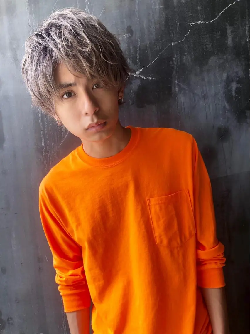 ショート カラー パーマ ヘアアレンジ メンズ 🌈トレンドヘア 🌈WATARU🌈のヘアスタイル