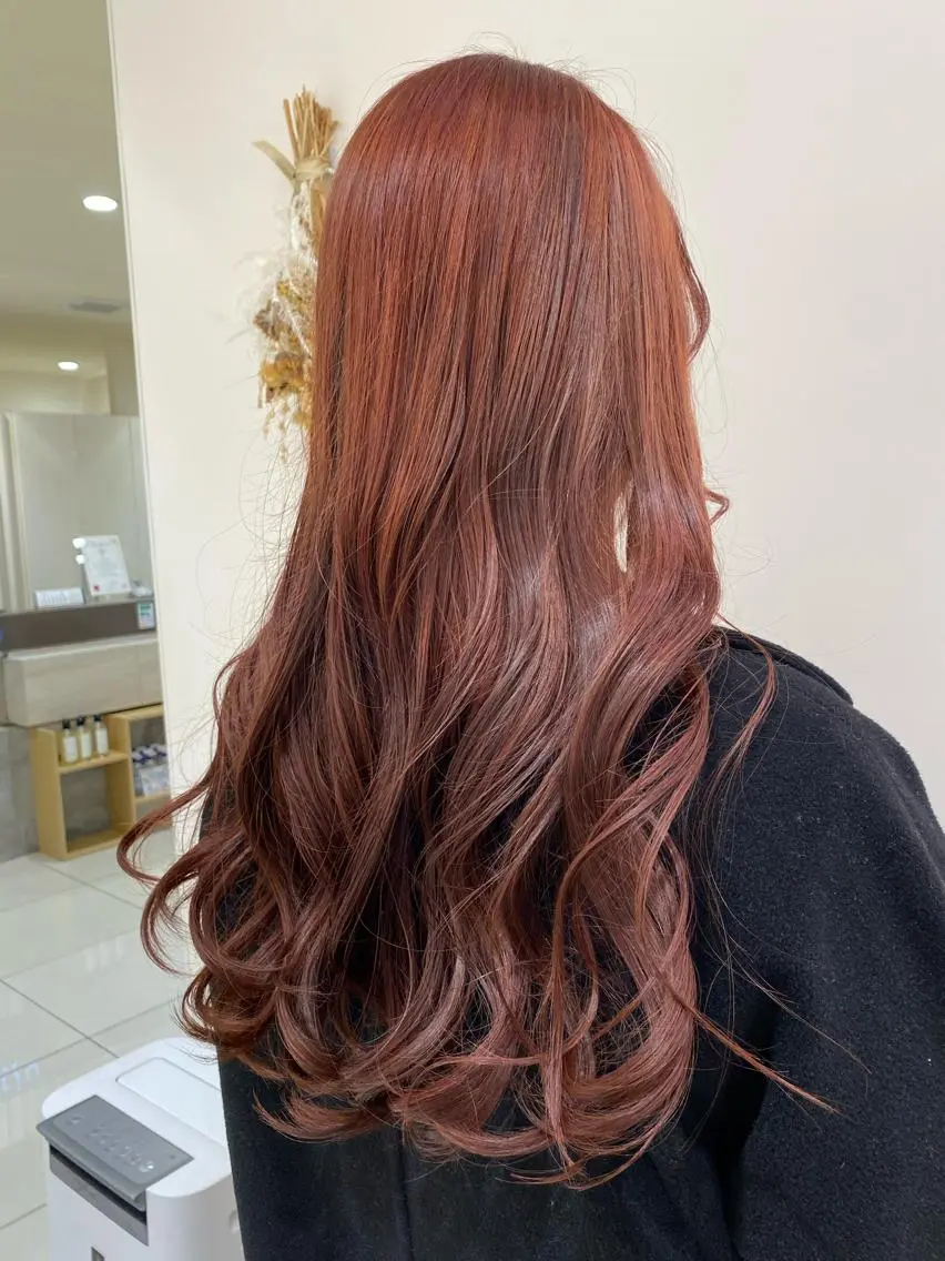 ロング カラー ヘアアレンジ 銀座メンズ専門🖤 叶奈々のヘアスタイル