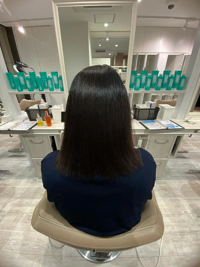 ミディアム パーマ Ash本八幡 🩵ྀི菊地のヘアスタイル