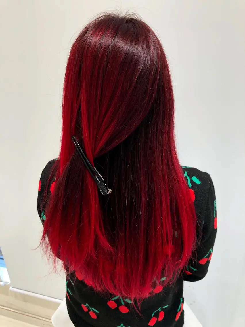 ロング レイヤーカット 福元 保雄のヘアスタイル