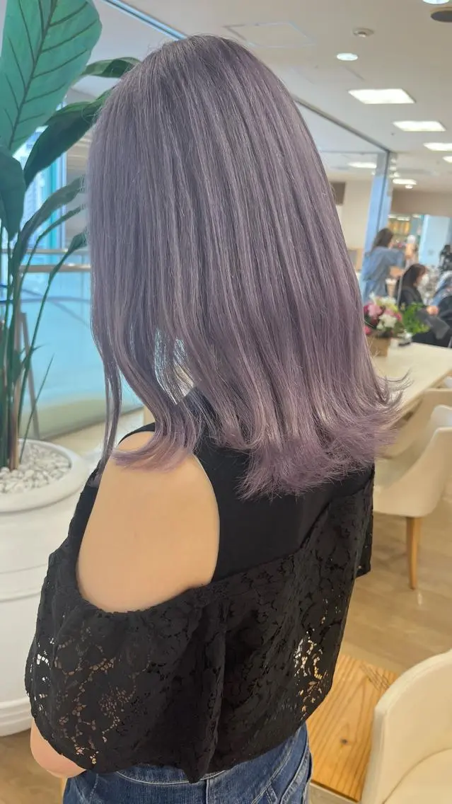 ミディアム カラー 暖色専門美容師🎀 お客様満足度◎のヘアスタイル