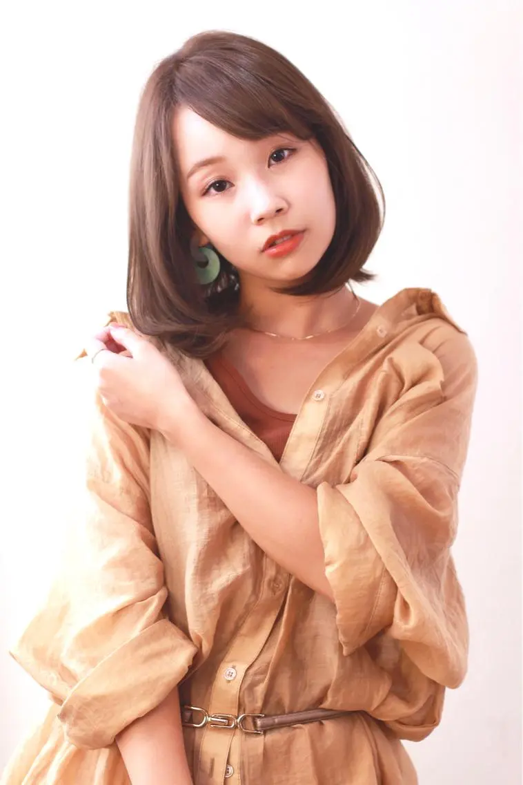 ミディアム アメリラブヘアー 土屋 洋平のヘアスタイル