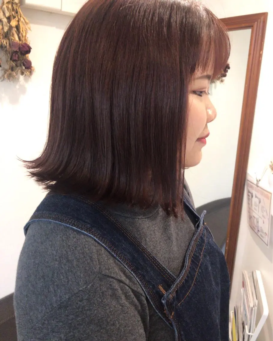 ショート カラー クニモトハルナ ボブ/柔らかカラーのヘアスタイル