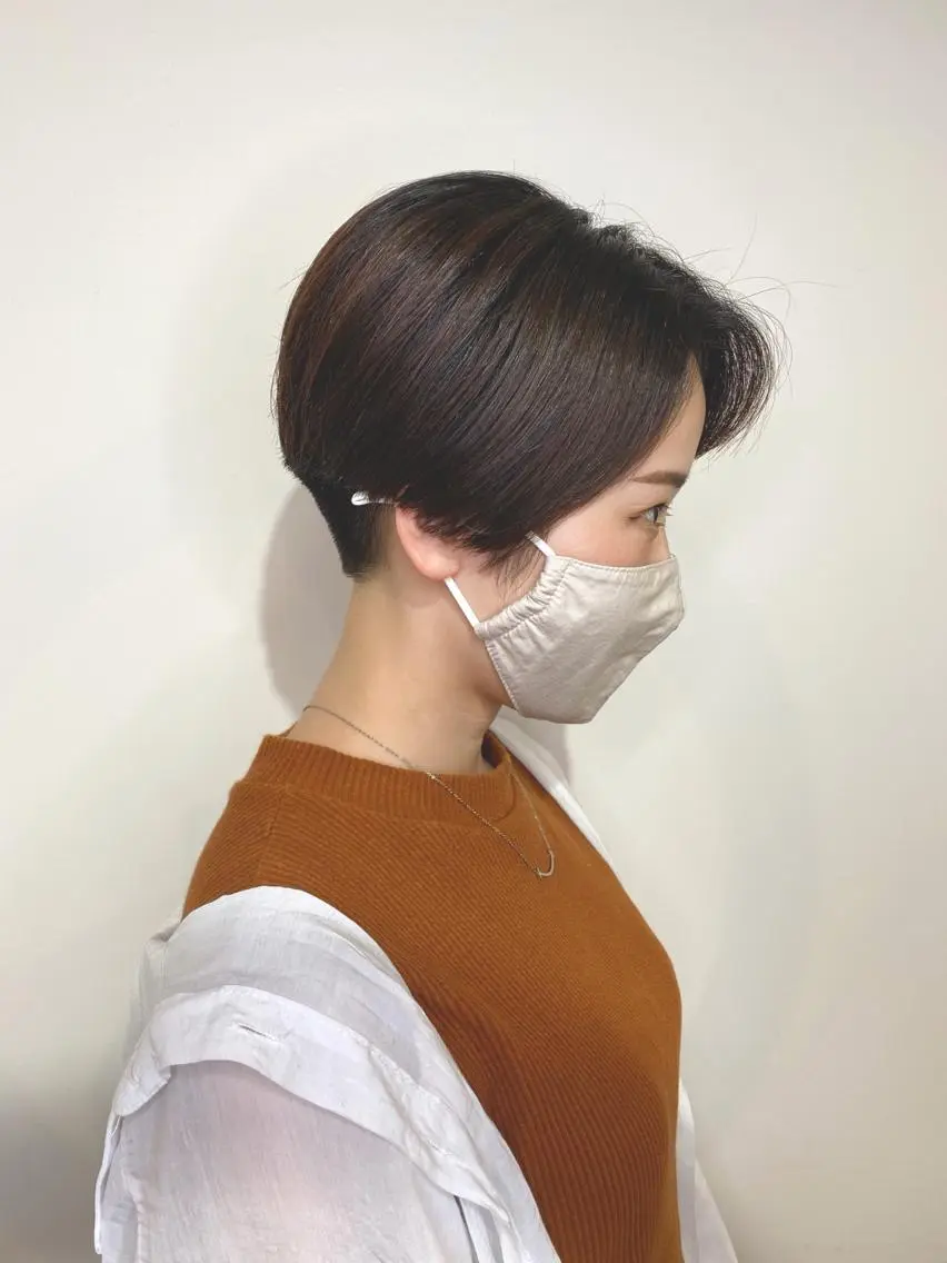 ショート ショートヘア 小川 美奈のヘアスタイル