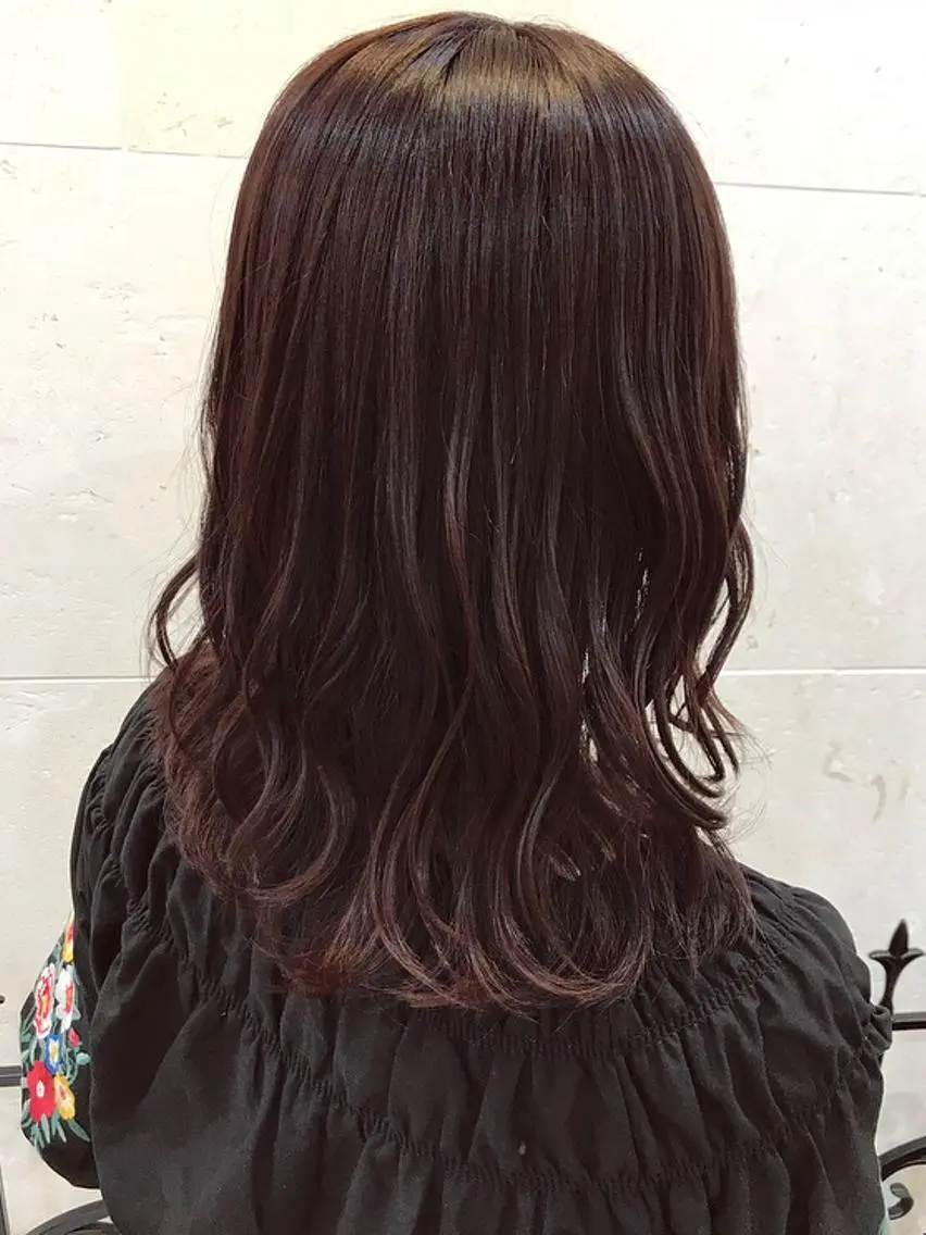 ミディアム カラー カット ヘアカラー トリートメント 💘カラー人気Ｎｏ. １💘SAYAのヘアスタイル