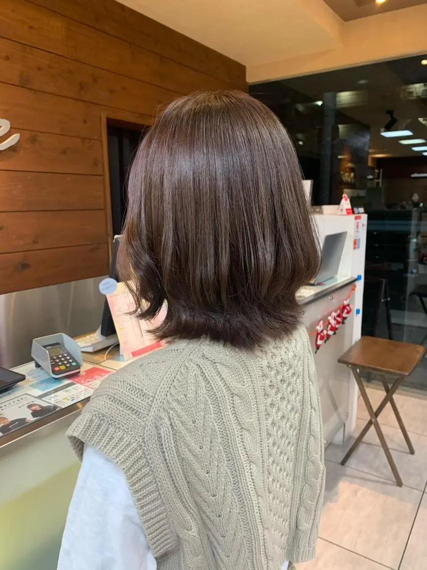 ショート レイヤー/艶髪カラー 森本くるみのヘアスタイル