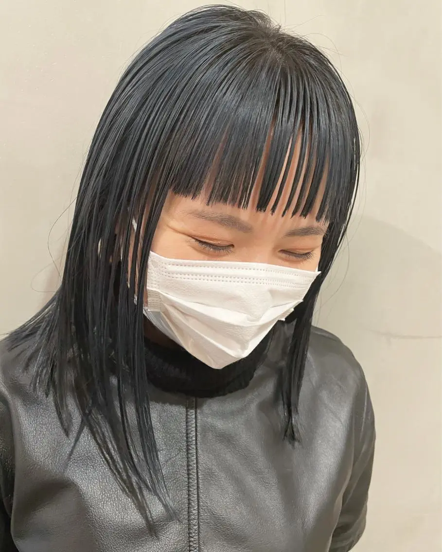 ミディアム カラー カット ヘアカラー トリートメント 優作 〜圧倒的信頼〜のヘアスタイル