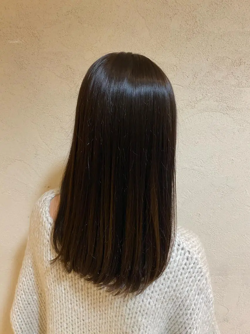 ロング カラー 竹添 有梨沙のヘアスタイル