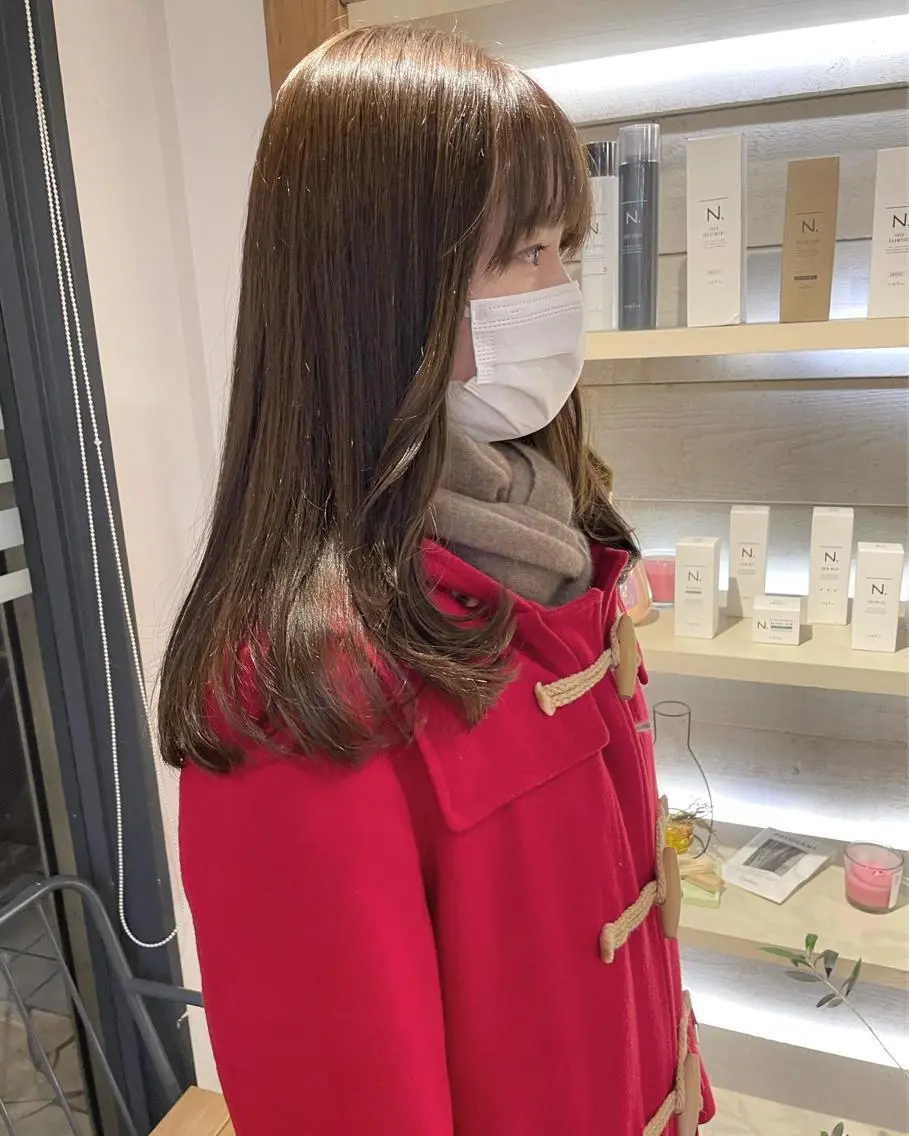ロング カラー あずまぐち めぐみのヘアスタイル