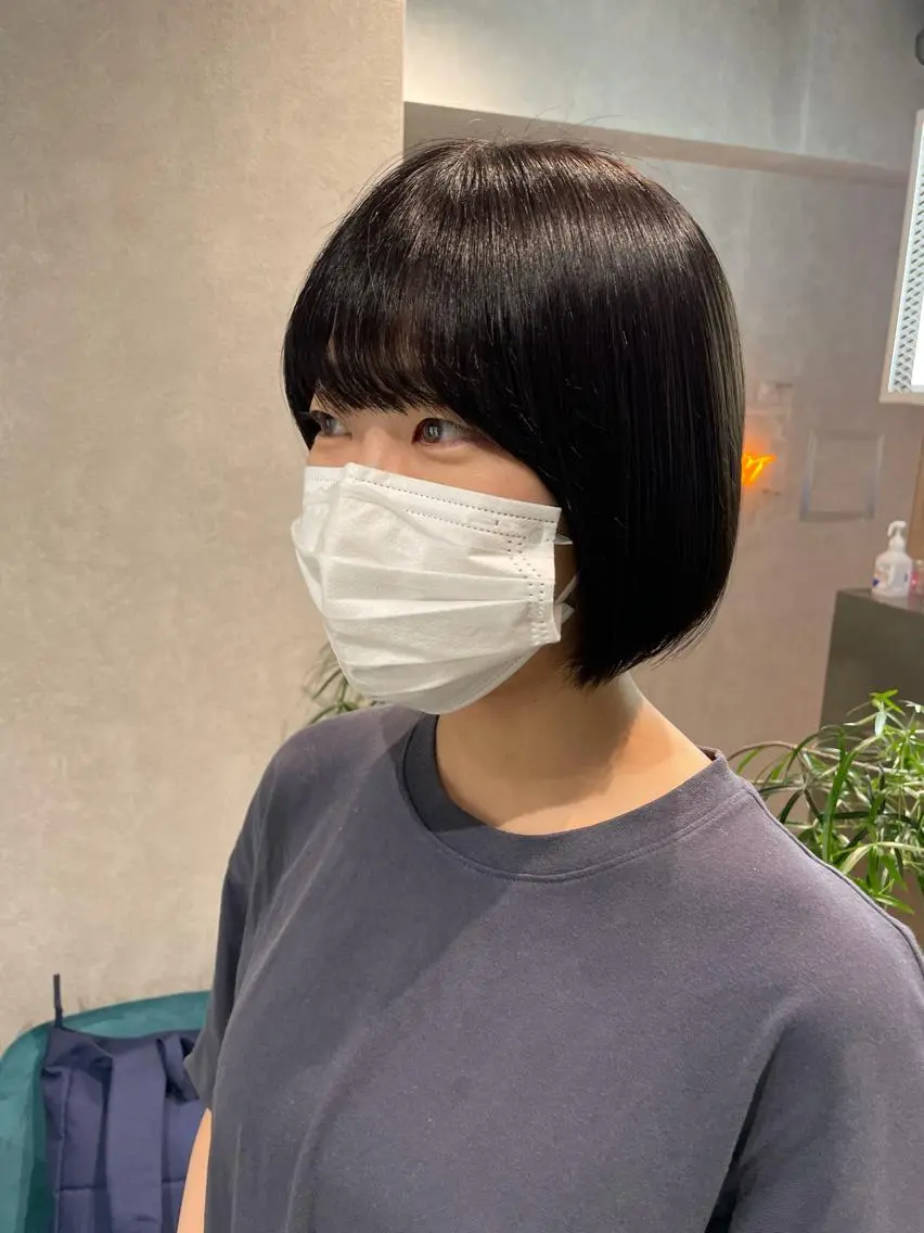 ショート カラー オレンジ ヘアカラー ナチュラル透明感🌱 小山美樹子のヘアスタイル