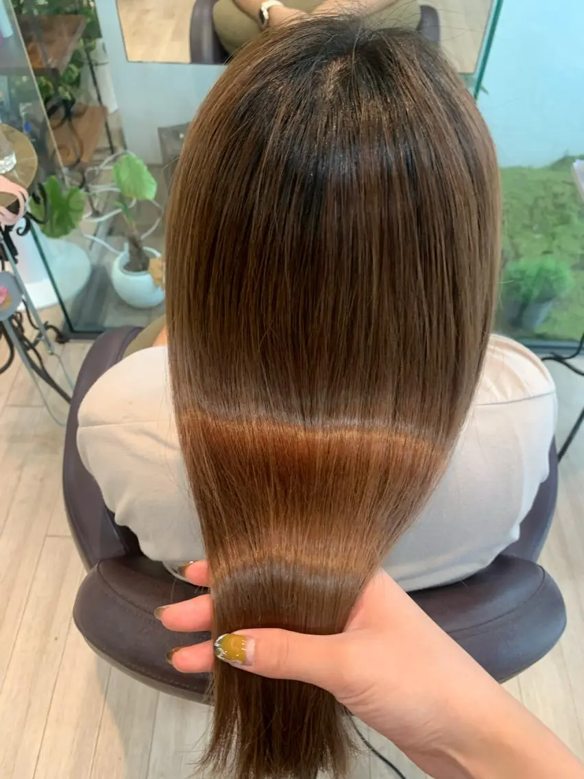 ロング カラー トリートメント 💛艶カラー髪質改善 💛MIYUのヘアスタイル