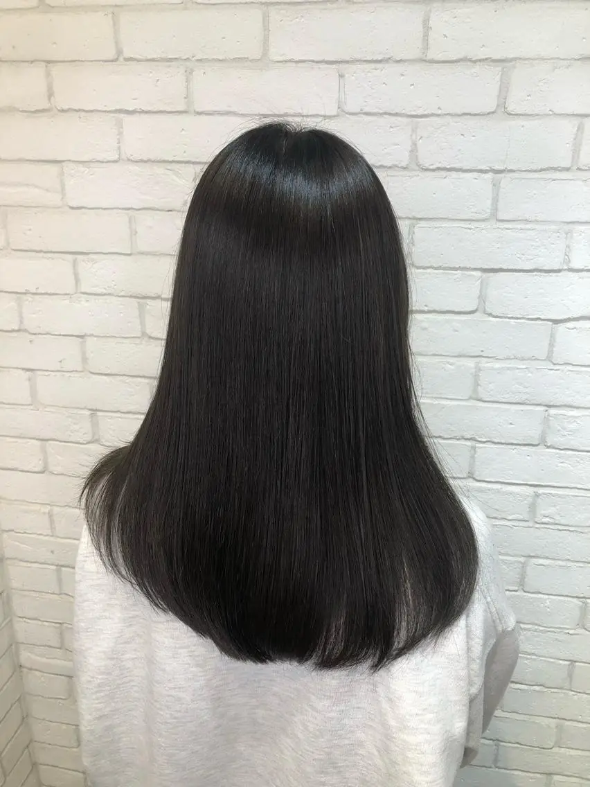 ミディアム カラーアンドケアリタ kitamuuuのヘアスタイル