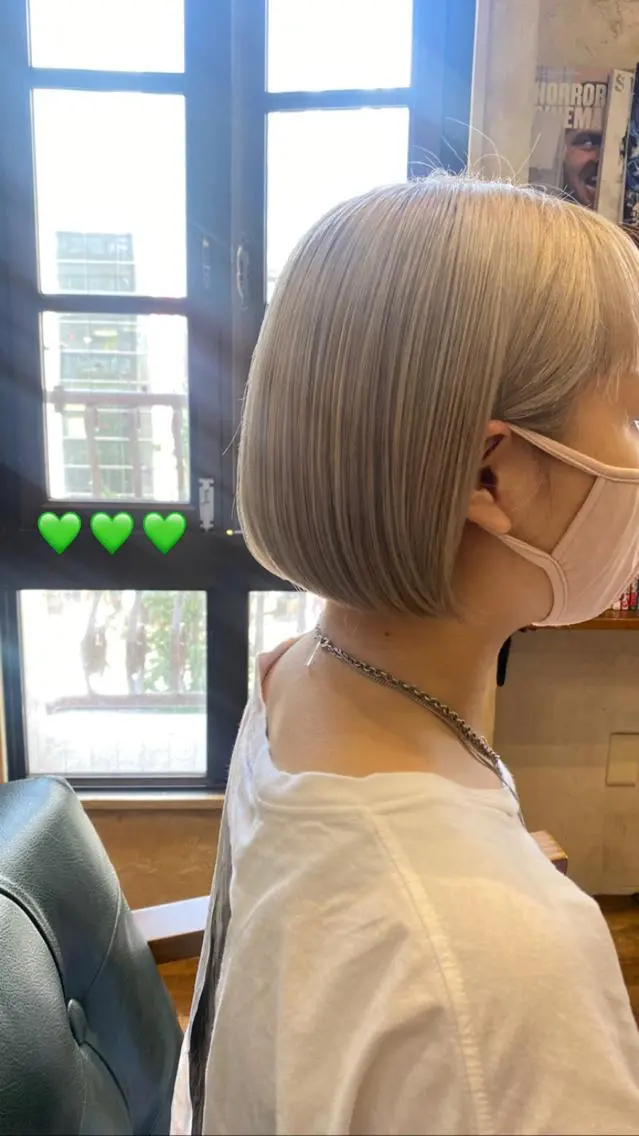 ショート カラー マンツーマン 美容師💚コウブチのヘアスタイル