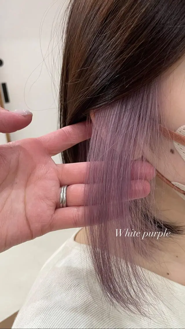 ミディアム ヘアカラー 鈴木 妃帆未のヘアスタイル