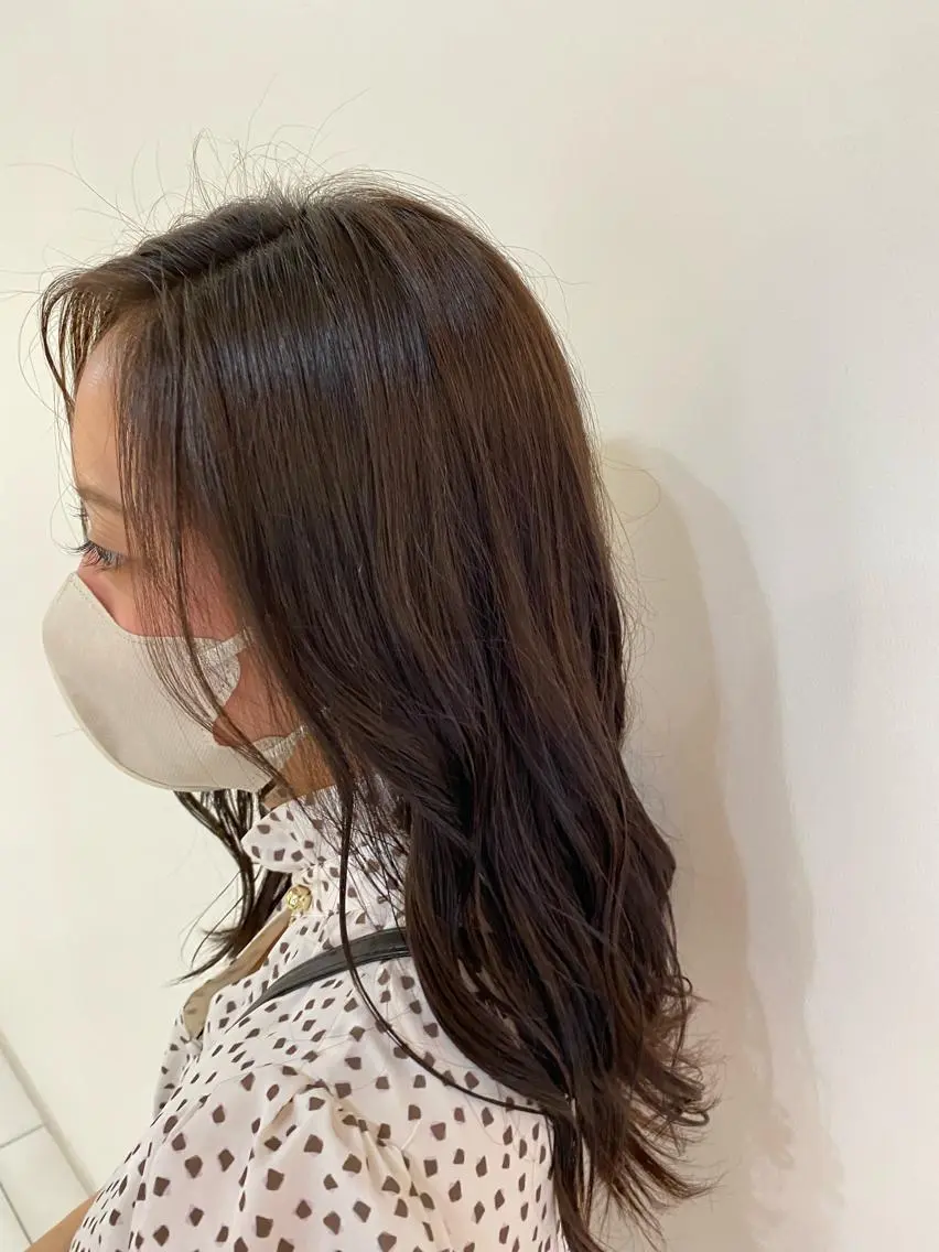 ロング カラー 髪質改善/レイヤー ハッシュカットひなたのヘアスタイル