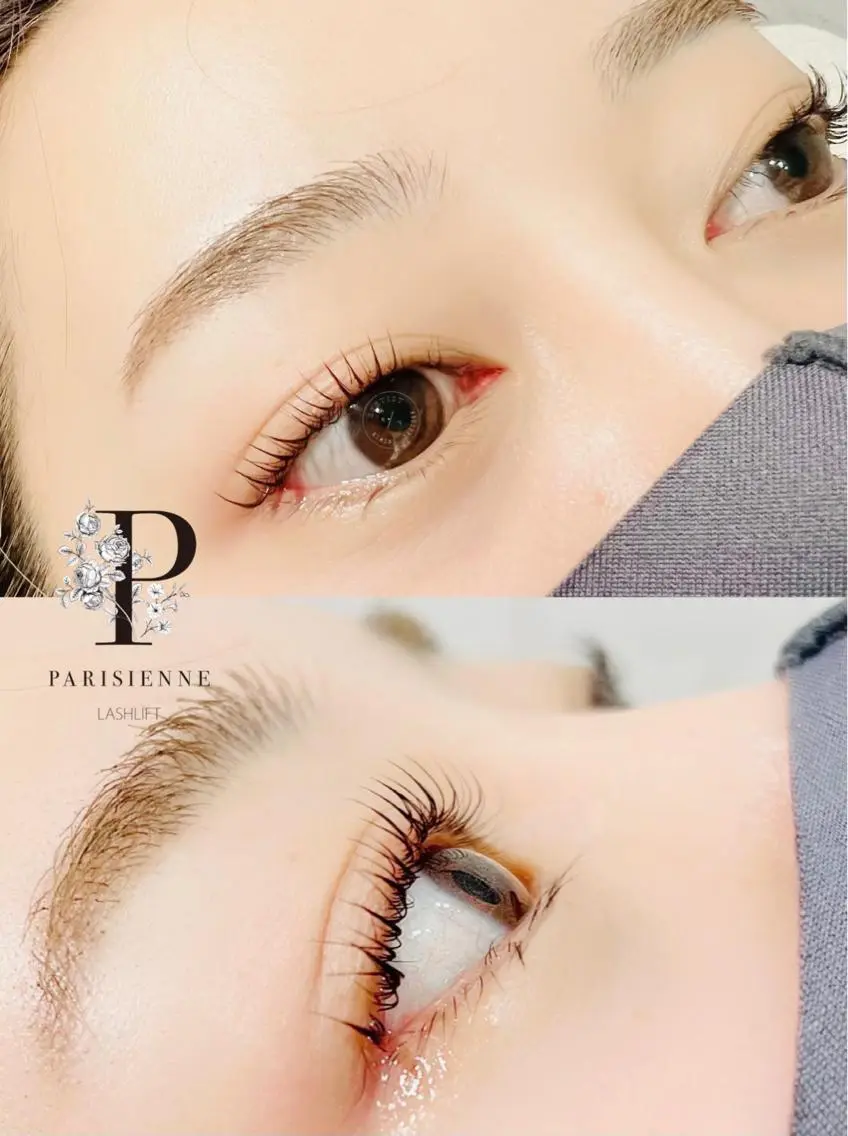 マツエク・マツパ ケラチンラッシュリフト バインドロック Cカール キュート フラットラッシュ マツパ eyelash presh yukaのマツエク・マツパデザイン