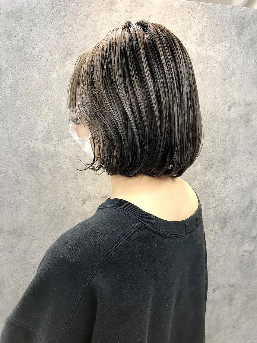 ショート ボブ レイヤーカット カット ヘアカラー トリートメント 所渉/韓国レイヤー /ウルフカットのヘアスタイル