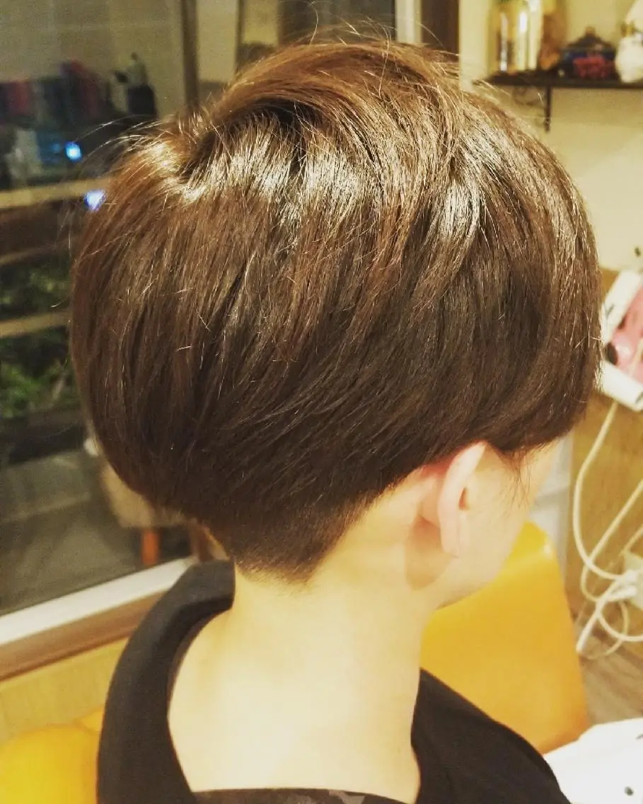 ショート 外国人風カラー トリートメント カット トリートメント spa hair  ark 富井直美のヘアスタイル