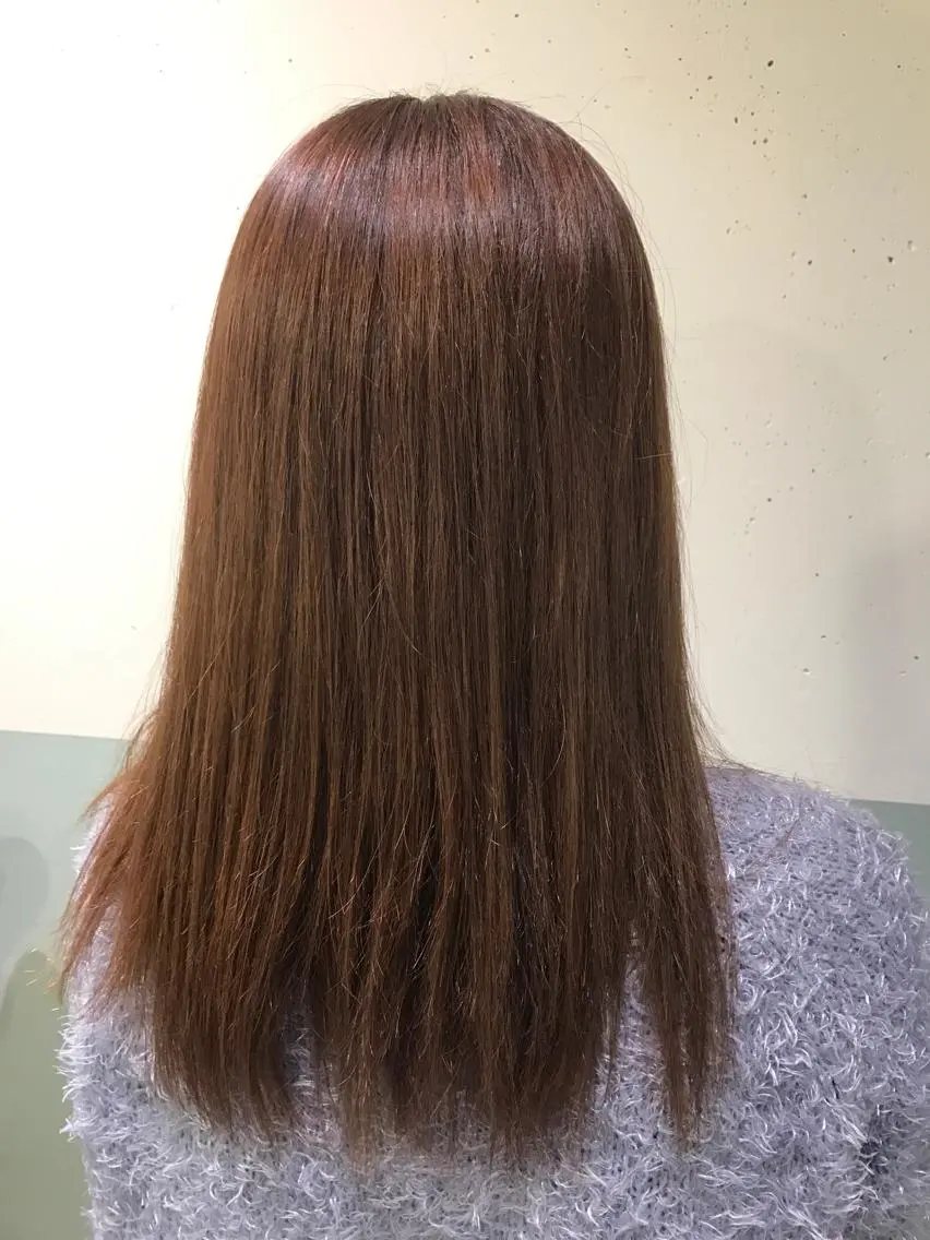 セミロング ヘアカラー トリートメント C-Link シーリンクのヘアスタイル