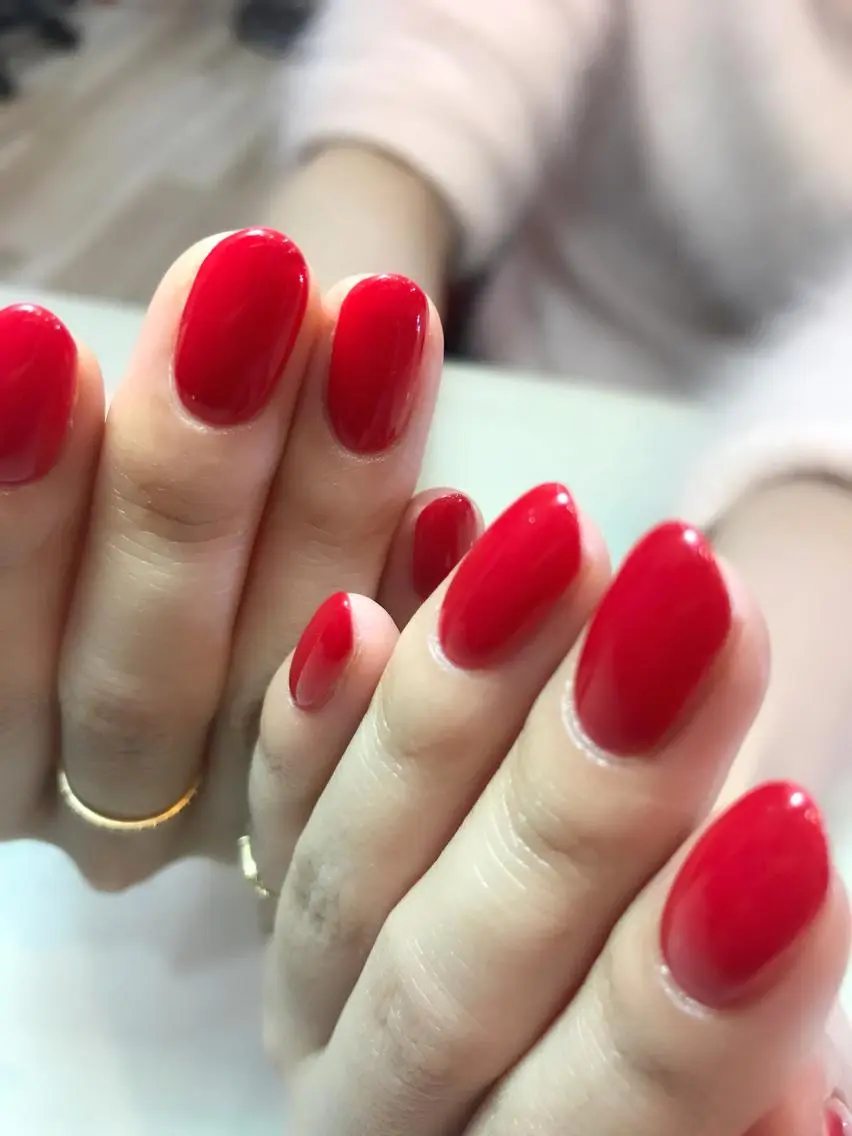 ネイル ワンカラーネイル シンプルネイル hashimoto naoのマツエク・マツパデザイン