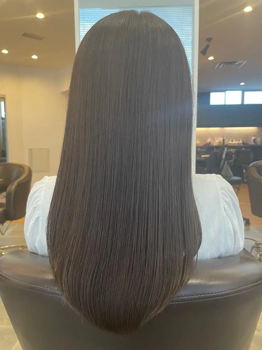 セミロング トリートメント 開發 紗貴のヘアスタイル