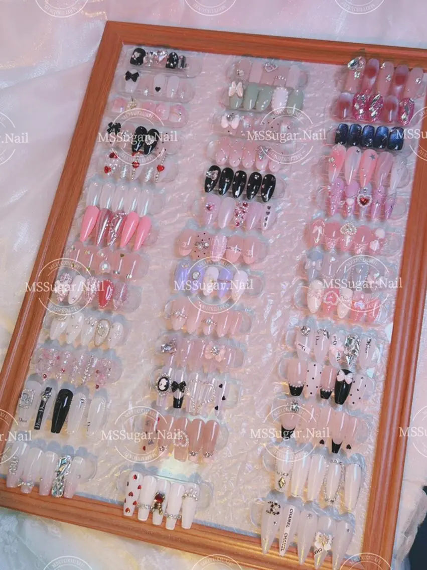 ネイル ロングネイル スカルプネイル ネイルチップ ワンホンネイル MSSugar Nailのネイルデザイン