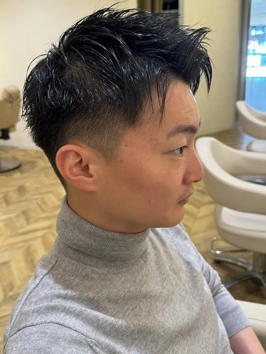 メンズ フェードカット メンズハイライト メンズパーマ カット 💈メンズ専門💈 ✂︎美容師✂︎渡辺翔のヘアスタイル