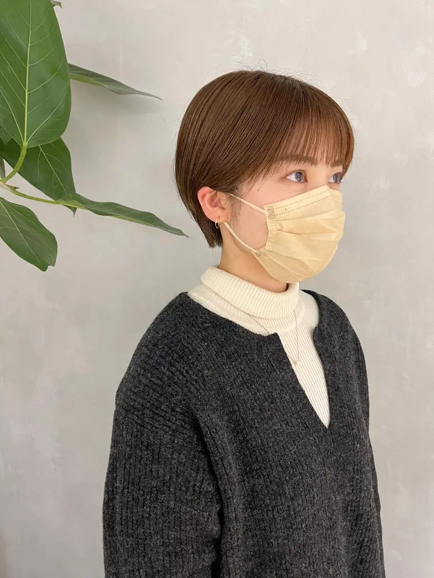ショート カラー ショートヘア 川本 裕🌿のヘアスタイル