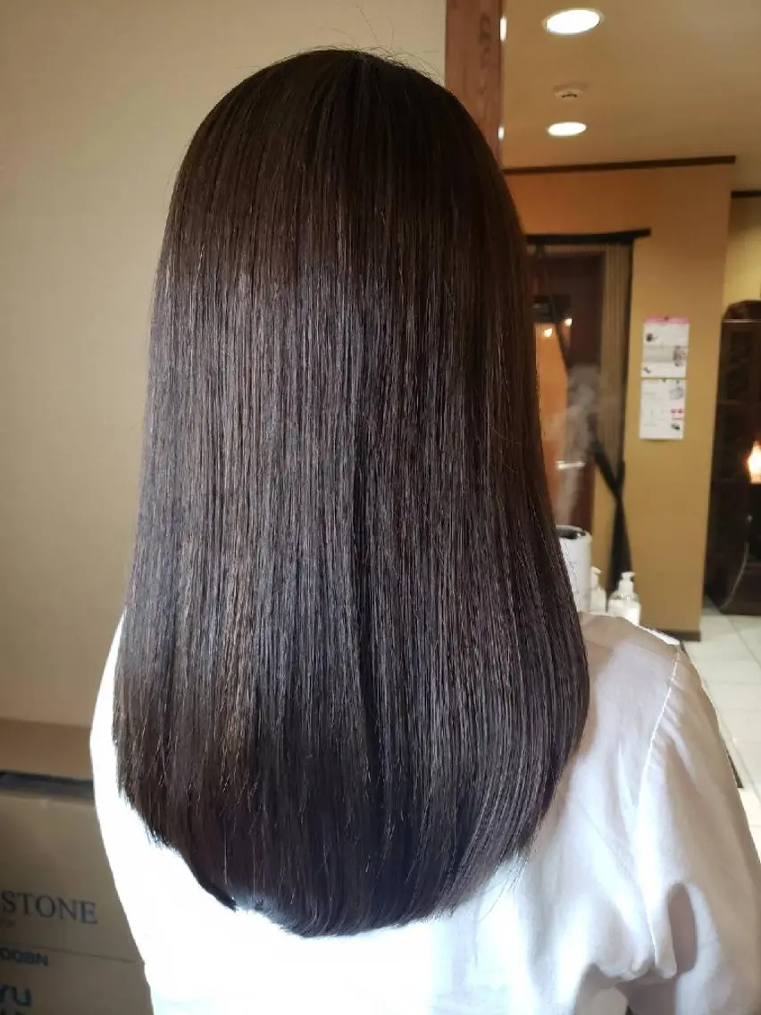 セミロング 青山 早智子のヘアスタイル
