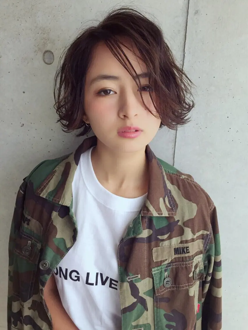 ミディアム 透明感カラー🌿ボブ ✨飛田　ケイのヘアスタイル