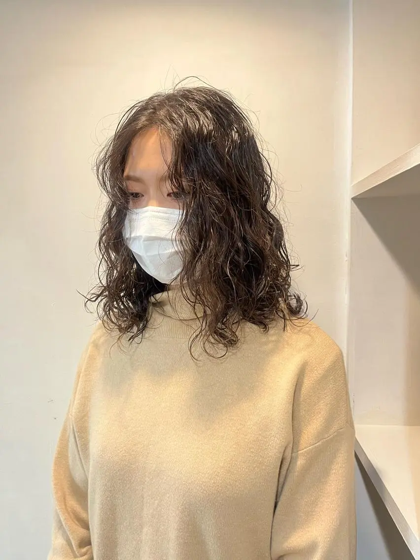 ミディアム 髪質改善/艶カラー MISATOのヘアスタイル