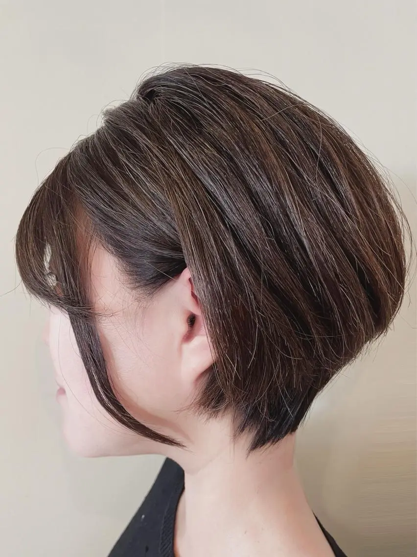 ショート カラー 似合わせカット トリートメント Akala hitomiのヘアスタイル