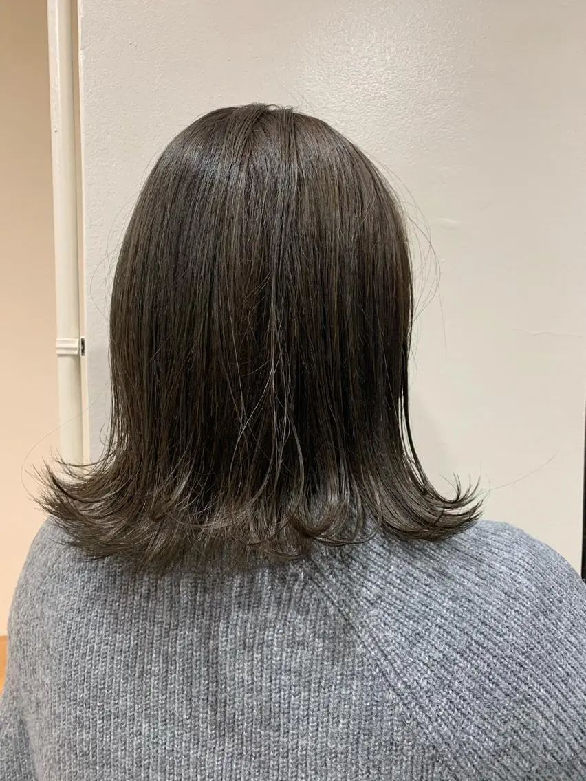 セミロング ヘアカラー トリートメント ヘッドスパ ヘアセット 大宮/山口 竣也のヘアスタイル