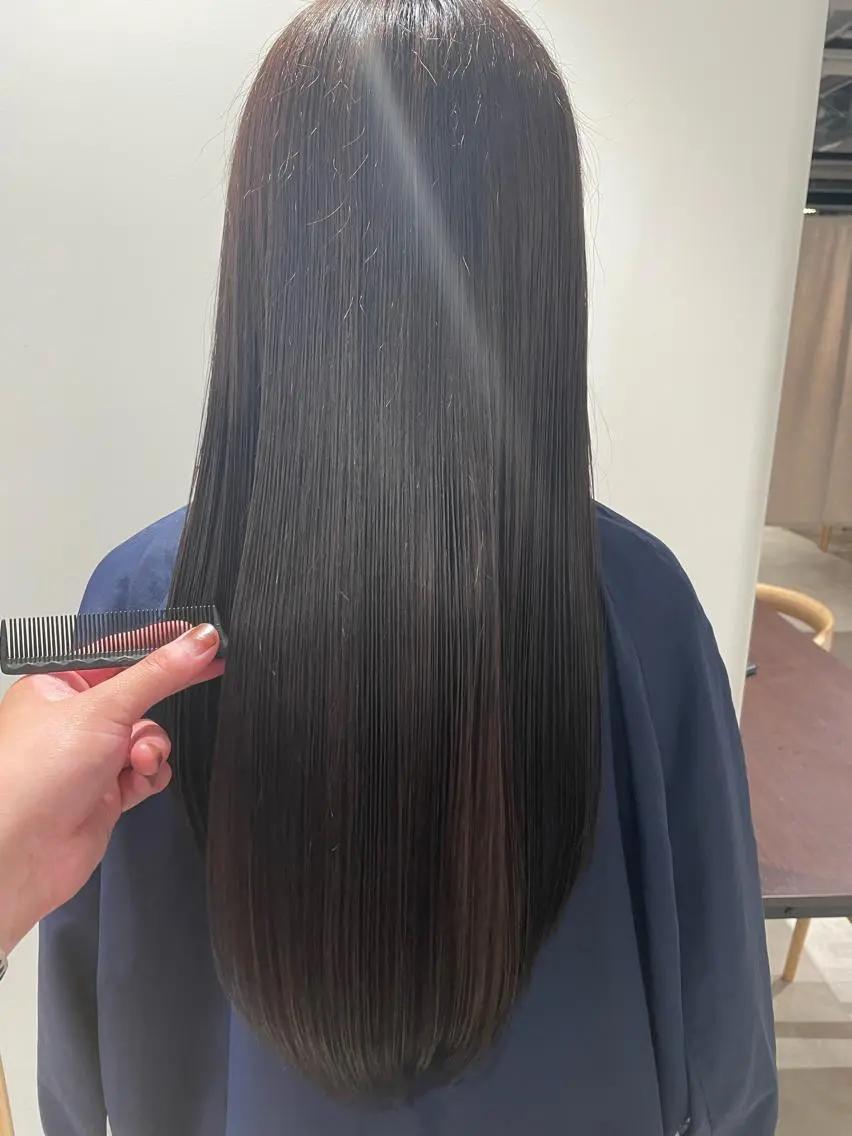 ロング 髪質改善 似合わせカット 縮毛矯正 トリートメント 🌟髪質改善 平本雄大🌟のヘアスタイル