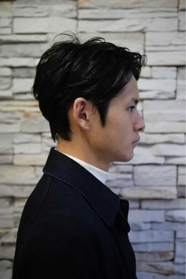 ショート パーマ メンズ 渡辺 裕輔のヘアスタイル