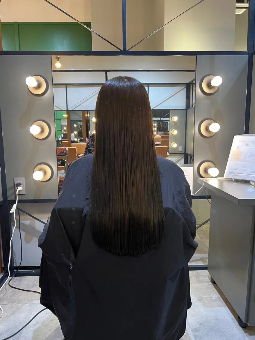 ロング 髪質改善ストレート Kantaのヘアスタイル