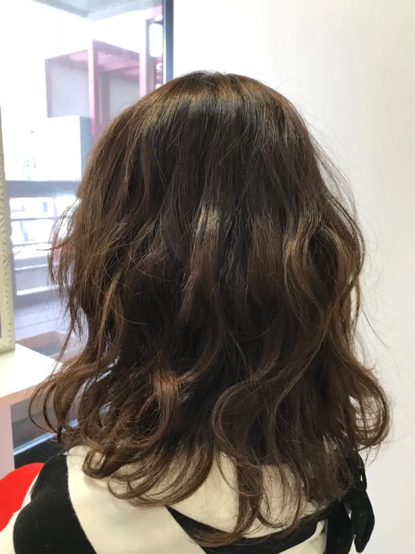パーマ カット パーマ ママ美容師 *ヒマワリのヘアスタイル
