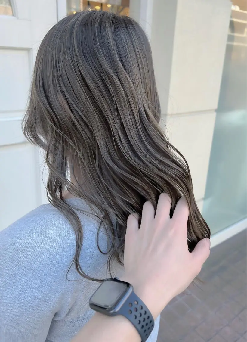 ロング カラー パーマ ヘアアレンジ カット ヘアカラー トリートメント ヘッドスパ 🇰🇷韓国レイヤー 錦糸町【北山謙三】のヘアスタイル