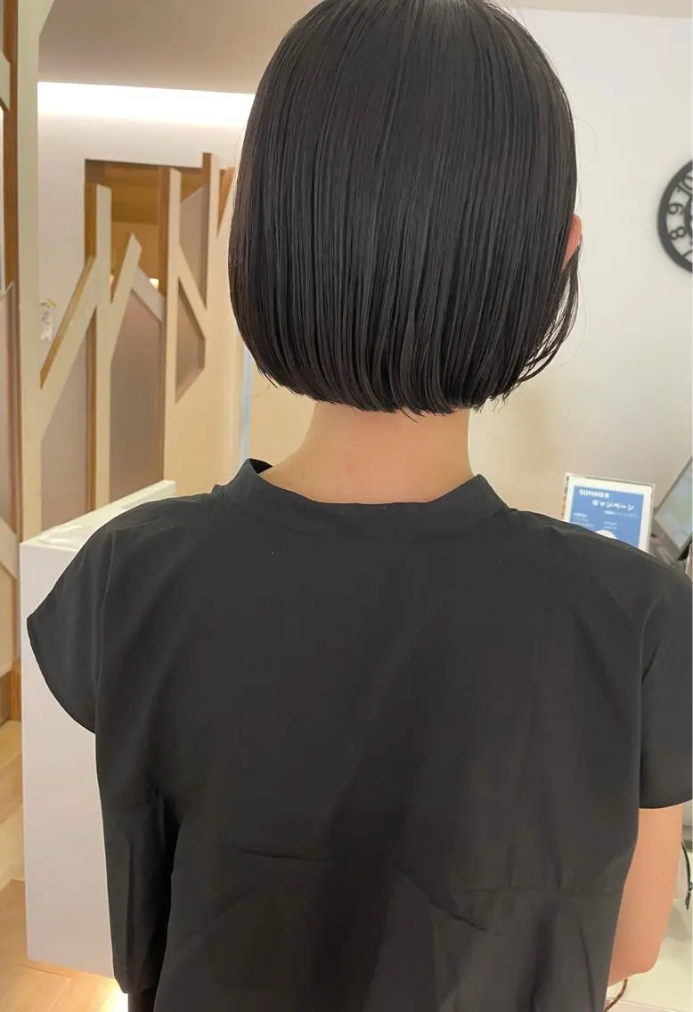 ショート ボブ 髪質改善カラー/ボブ 🌻Mutsumiのヘアスタイル