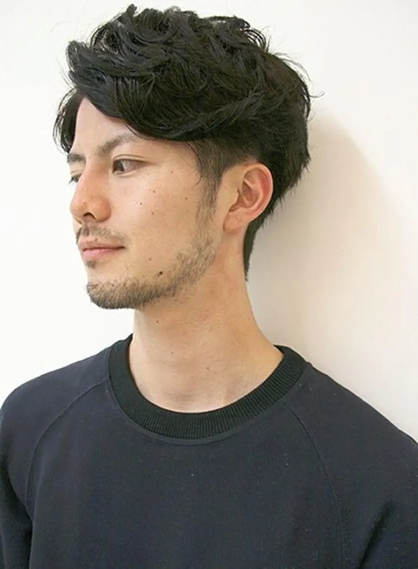 ミディアム カラー メンズ 【公式】amble luxe池袋東口🩷のヘアスタイル