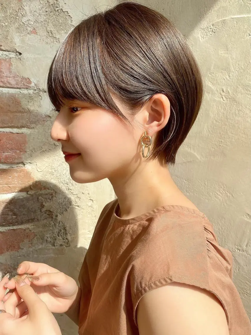 ショート 新宿　ショート・ボブ カットモデル募集のヘアスタイル