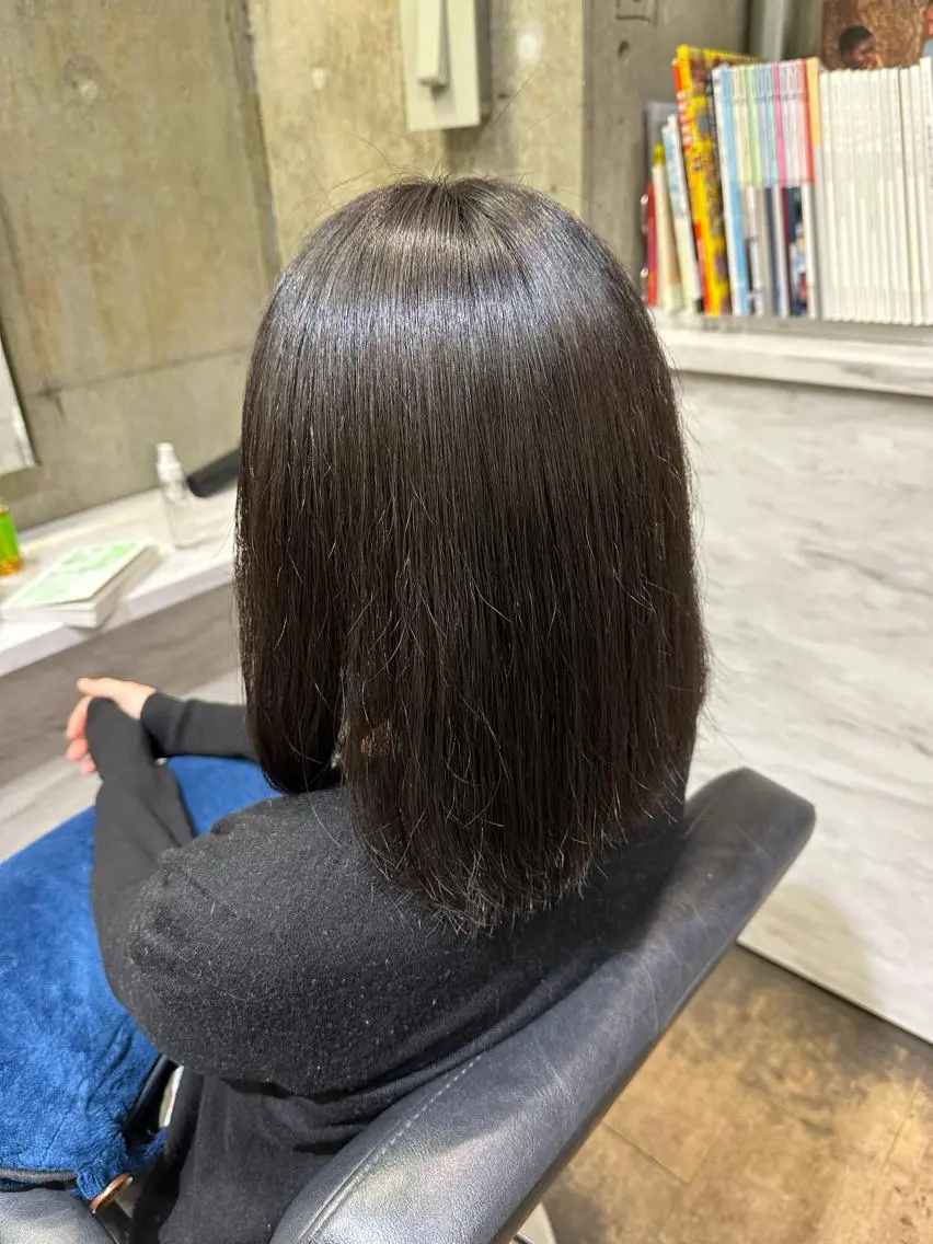 ミディアム パーマ 木村【似合わせ ショート/ボブ】のヘアスタイル