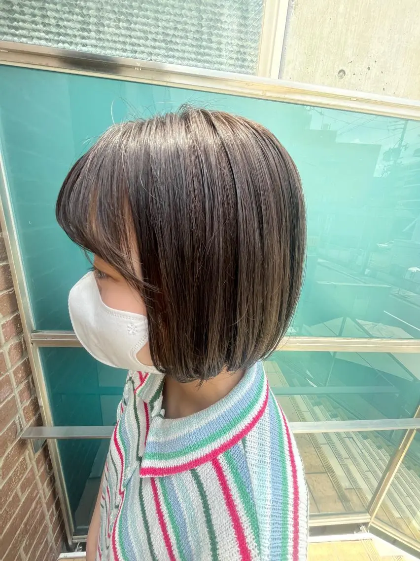ショート カラー パーマ ヘアアレンジ メンズ キッズ ネイル マツエク・マツパ アイブロウ メンズブリーチ メンズハイライト メンズインナーカラー メンズ韓国風 ブリーチ 久木原 ゆりのヘアスタイル