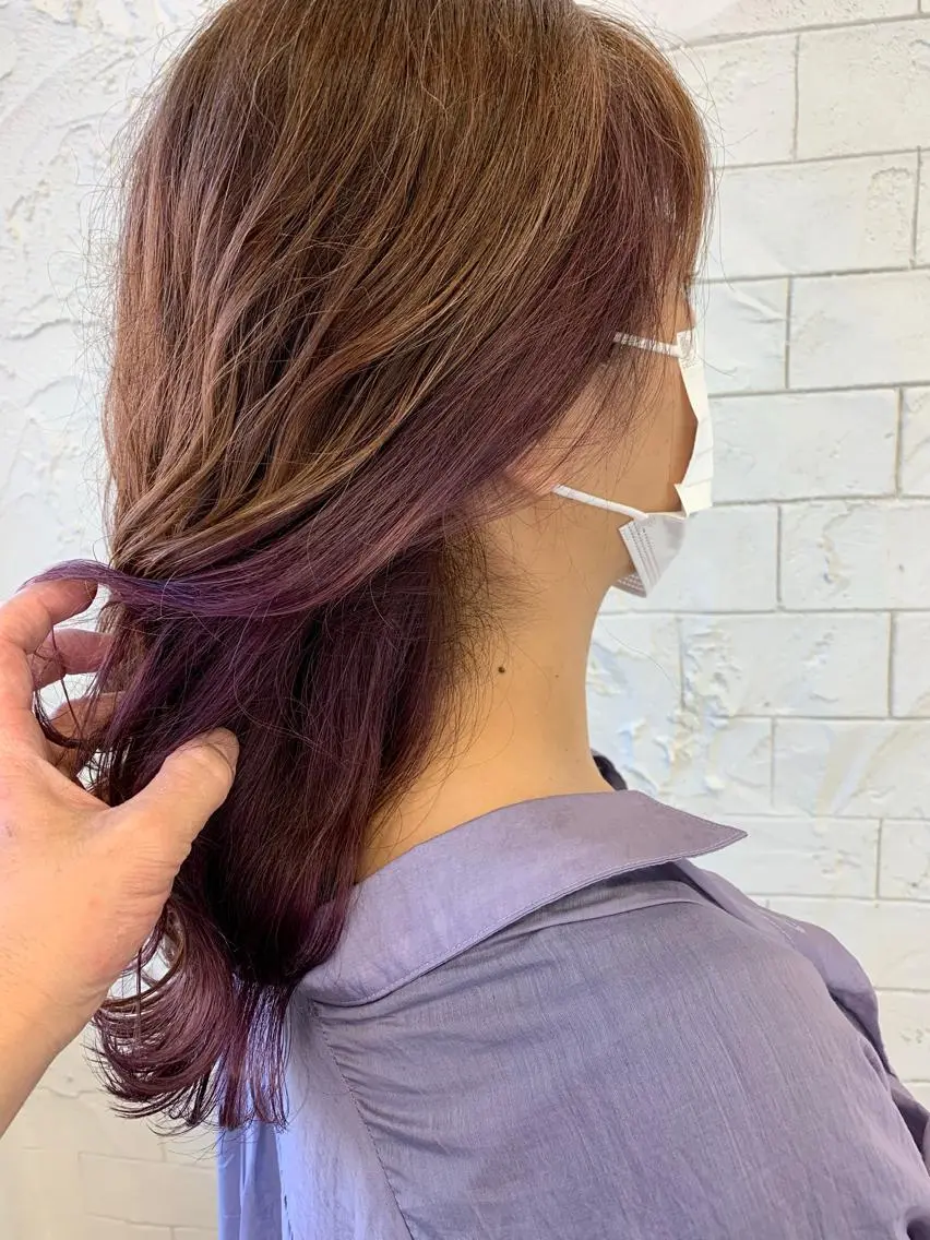 セミロング archange 大井川のヘアスタイル