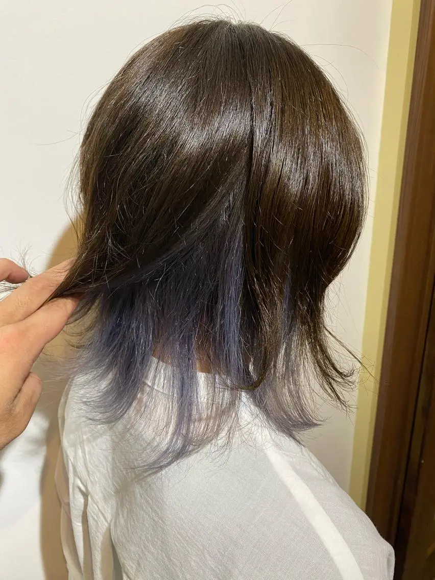 ミディアム 石川 信英のヘアスタイル