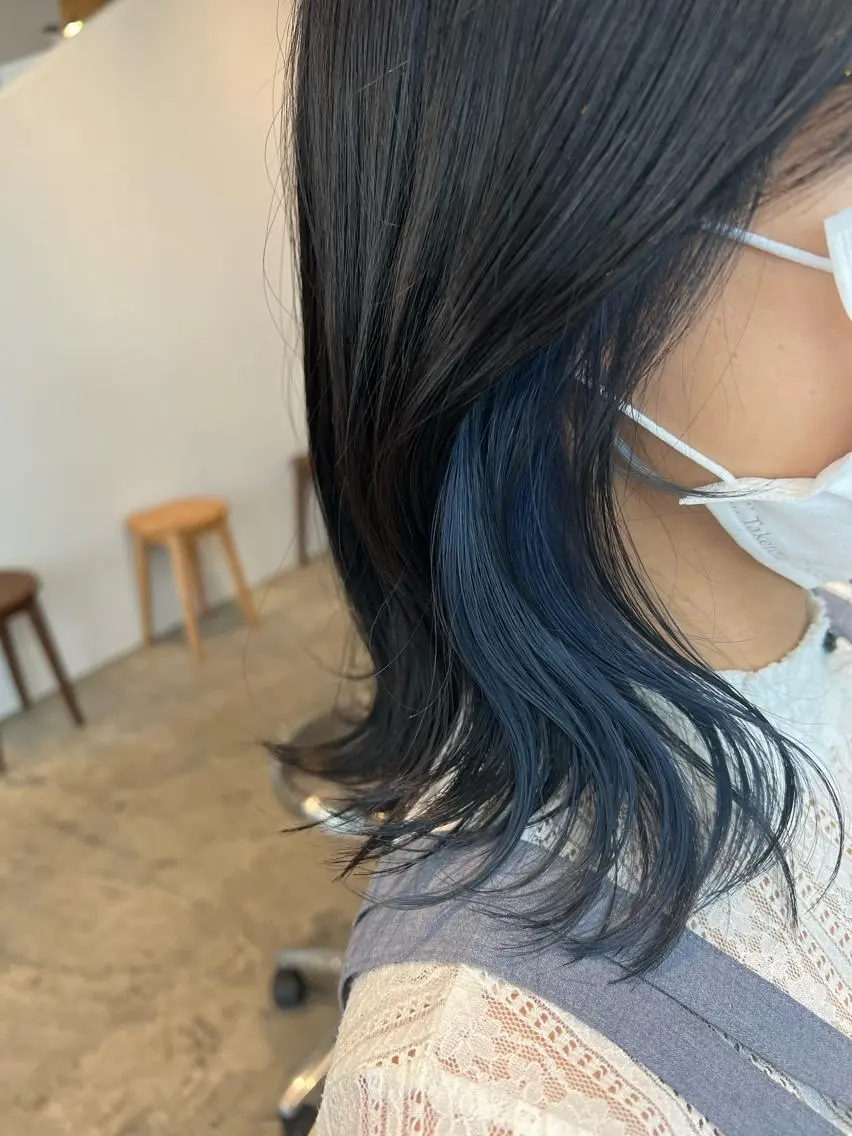 ミディアム カット ヘアカラー 韓国風ヘア 🇰🇷清水しいなのヘアスタイル