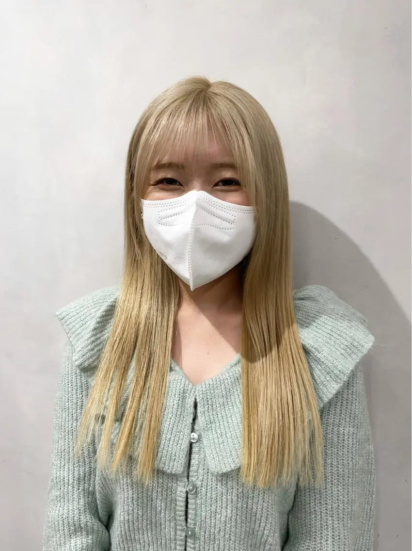 ロング ヘアカラー ❤︎︎韓国ヘア❤︎︎ 𝑺𝒉𝒊𝒉𝒐のヘアスタイル