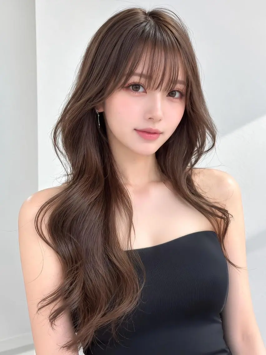 セミロング カット ヘアカラー 難波/ヘアカラー ルービック難波のヘアスタイル
